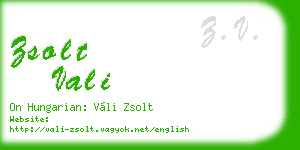 zsolt vali business card